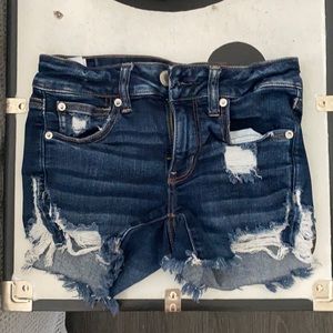 Ripped Jean shorts